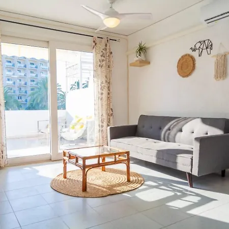 Apartmán Gran Terraza • A/c A 1 Min De La Playa • Acogedor *